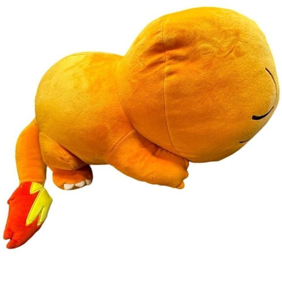 Pokemon Sleeping Orange Charmander Plush Toy Medium 23” - Picture 8 of 11
